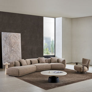 BEACON Sway Lounge Chair AMBO-DY80281 with cushioned armrests and sleek modern design, perfect for relaxing living spaces.