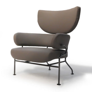 BEACON Curvaceous Comfort Lounge Chair LC072 with plush upholstery and modern curved design for relaxing seating.