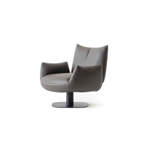 YOL LIVING MILA Amara armchair with plush fabric and modern design, featuring a comfortable cushioned seat and stylish armrests.
