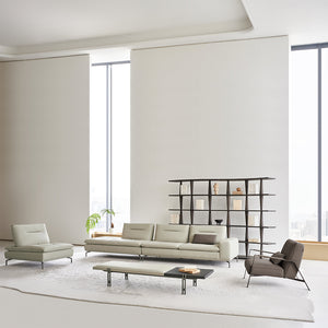 BEACON Nexus Lounge Chair AMF-DY218 armchair with modern design, cushioned seating, and sleek armrests in a stylish living room setting.