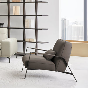 BEACON Nexus Lounge Chair AMF-DY218 armchair with plush upholstery and modern design, shown in a stylish living room setting.