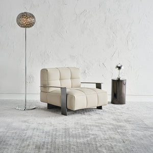 Seraphina Leisure Chair by BEACON, modern lounge chair with plush cushioning and sleek design, model LC090.