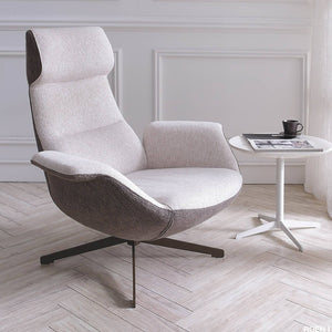 Venezia Swivel Lounge Chair by BEACON featuring a modern design with a comfortable, cushioned seat and sleek metal base.