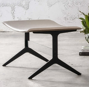 Lounge chair with Ottoman BC719 - Lounge Chairs - ebarza Furniture UAE | Shop Modern Furniture in Abu Dhabi & Dubai - مفروشات ايبازرا في الامارات | تسوق اثاث عصري وديكورات مميزة في دبي وابوظبي