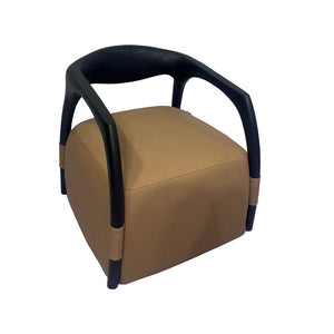 BEACON Dune Armchair PS-A221 featuring a modern design with plush upholstery and sleek wooden legs.