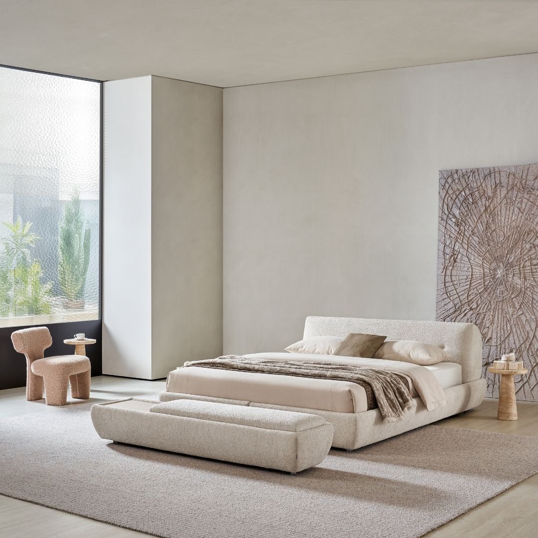 BEACON Torus Lounge Chair AMF-DY562 armchair with plush cushioning and modern design, shown in a cozy living room setting