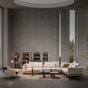 HOMAGE KOLTUK Edessa armchair with plush fabric upholstery and modern design, shown in a cozy living room setting.