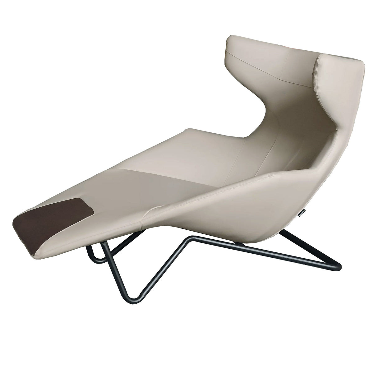 Beige BEACON Relax Lounge Chair LC035 with cushioned seat and modern design, perfect for living room or lounge area.