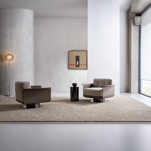 Display image of the Avenor armchair by Beacon, showcasing its modern design and comfortable fabric upholstery.