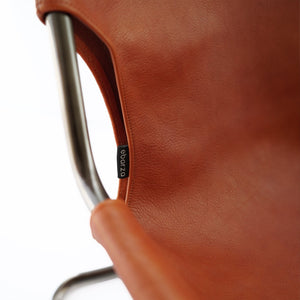 Camaro caramel Leather Lounge chair -  BC639 -  Lounge Chairs - ebarza Furniture UAE | Shop Modern Furniture in Abu Dhabi & Dubai - مفروشات ايبازرا في الامارات | تسوق اثاث عصري وديكورات مميزة في دبي وابوظبي