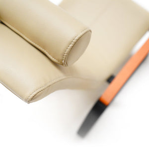 Verona Lounge Chair by BEACON with microfiber leather upholstery, modern design, and cushioned seat for comfortable seating.