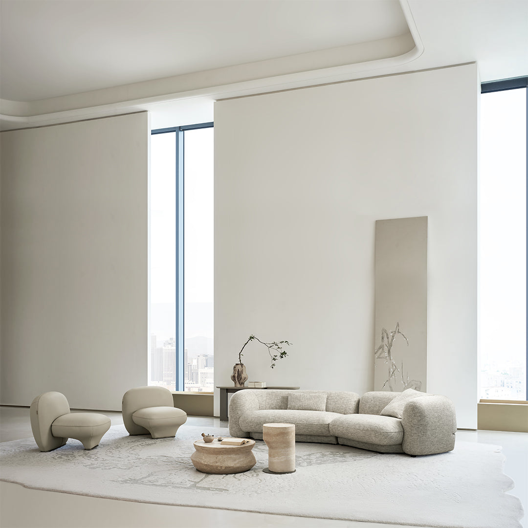 BEACON Euphoria armchair with plush upholstery and modern design, featuring a comfortable seat and stylish armrests.
