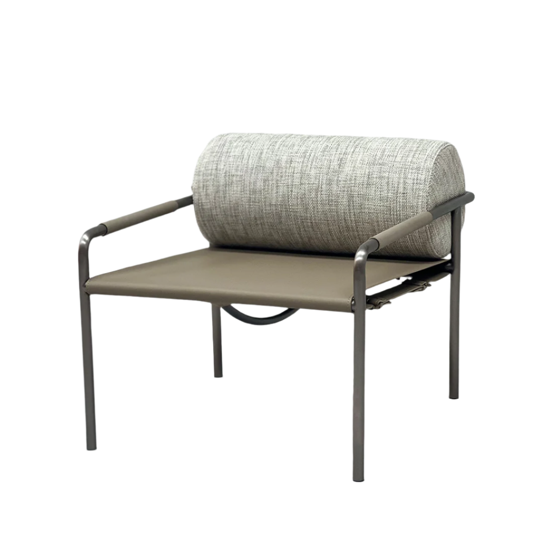 BEACON Filch Armchair MLL-A149, modern armchair with plush upholstery and sleek design, shown from a front angle.