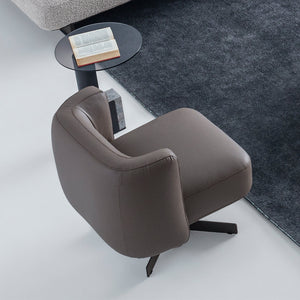 HOMAGE KOLTUK Foresta armchair with plush fabric and wooden legs, modern design perfect for living rooms.