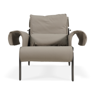 BEACON Leisure Lounge Chair LC070 with cushioned seat and modern design, perfect for relaxing in living or outdoor spaces.
