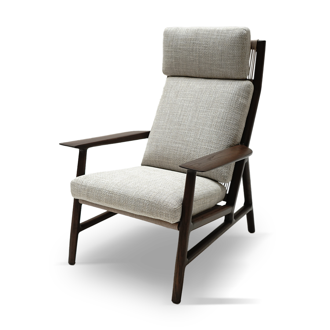 HOMAGE KOLTUK Lema Lounge Chair Lema006 with modern design and plush upholstery, ideal for living room relaxation.