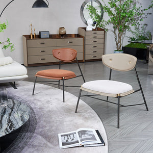 Brown BEACON Lounge Chair MLL-A100 with cushioned seat and modern design, perfect for living room or lounge area.