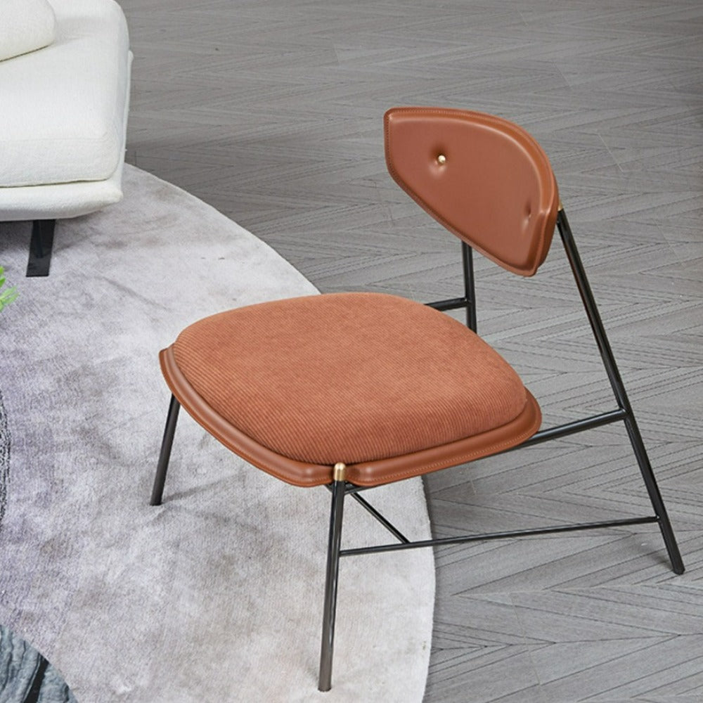 Brown BEACON Lounge Chair MLL-A100 with modern design, cushioned seat and sleek wooden legs for comfortable relaxation.