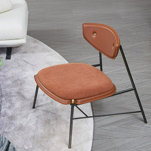 Brown BEACON Lounge Chair MLL-A100 with modern design, cushioned seat and sleek wooden legs for comfortable relaxation.