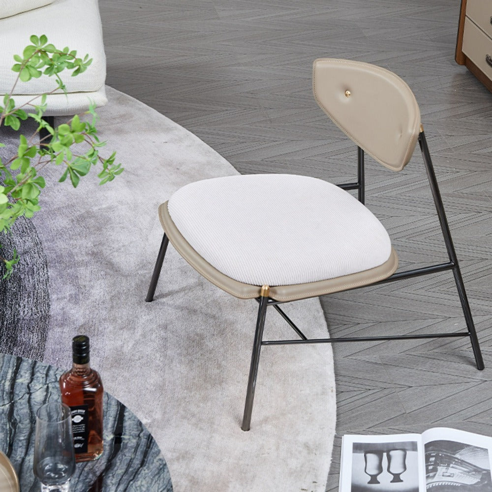 Brown BEACON Lounge Chair MLL-A100 with sleek modern design, comfortable cushioned seat and wooden legs.