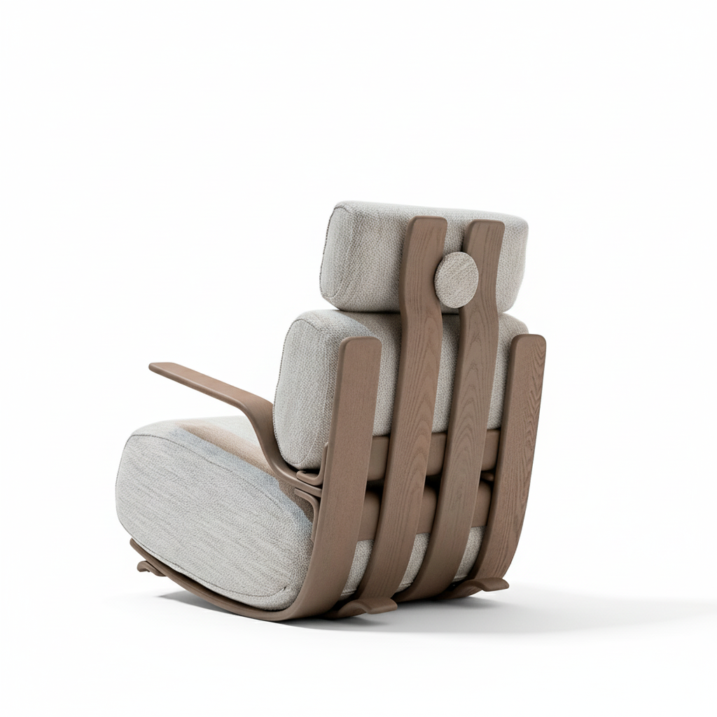 BEACON lounge chair MZ4156 with modern design, cushioned seat and backrest, perfect for living room or lounge area.