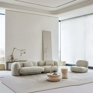 BEACON Monarch Armchair AMCJ-DY6019 with plush fabric upholstery and modern design, showcasing a comfortable, stylish living room accent piece.