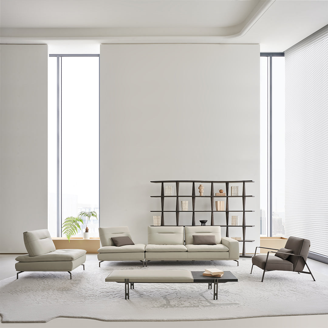 BEACON Nexus Lounge Chair AMF-DY218 armchair with modern design and plush upholstery, shown in a stylish living room setting