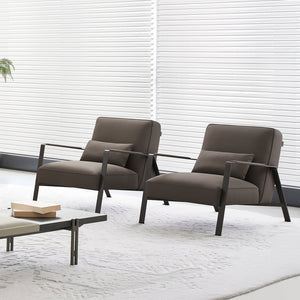 Nexus Lounge Chair AMF-DY218 by BEACON, modern armchair with sleek design and plush upholstery, ideal for contemporary living spaces.
