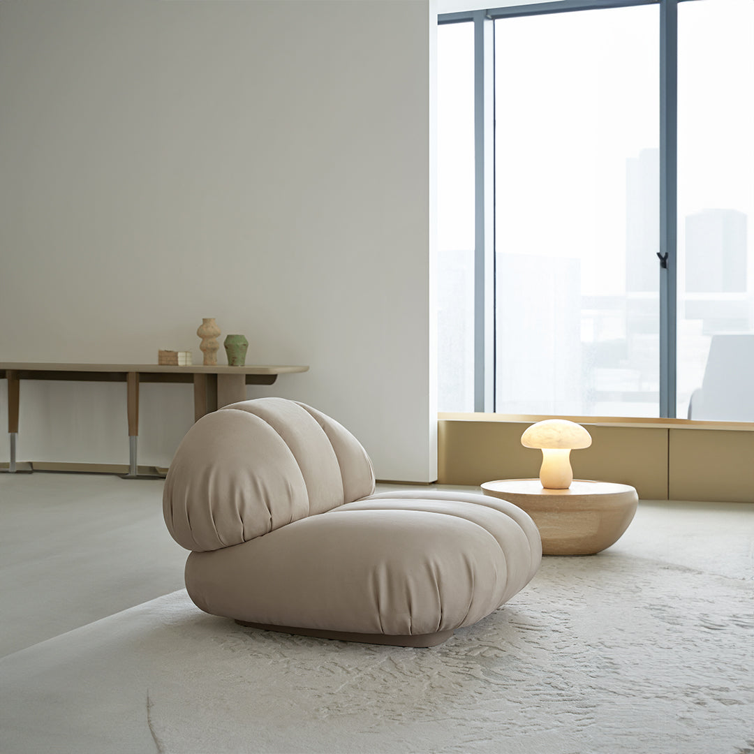 BEACON Nimbus Armchair AMCJ-DY6021 with plush upholstery and modern design, shown in a stylish living room setting.