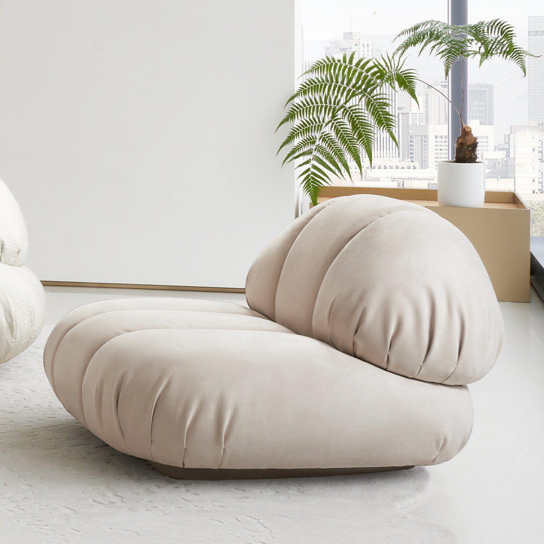 BEACON Nimbus Armchair AMCJ-DY6021, modern armchair with plush upholstery and sleek design, shown in a cozy living room setting