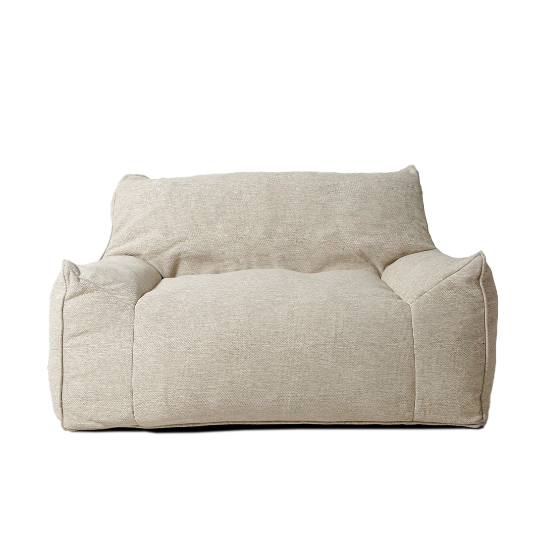 Olefin lounge chair by BEACON, featuring a modern design with plush cushioning and sleek metal legs for stylish comfort.