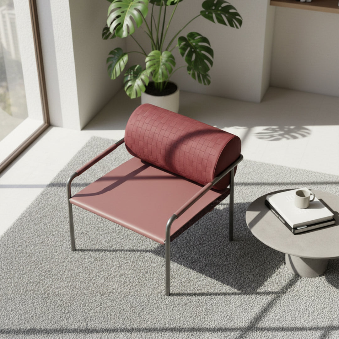 BEACON armchair PS-A149 with plush fabric upholstery, modern design, and cushioned seat for comfortable lounging.