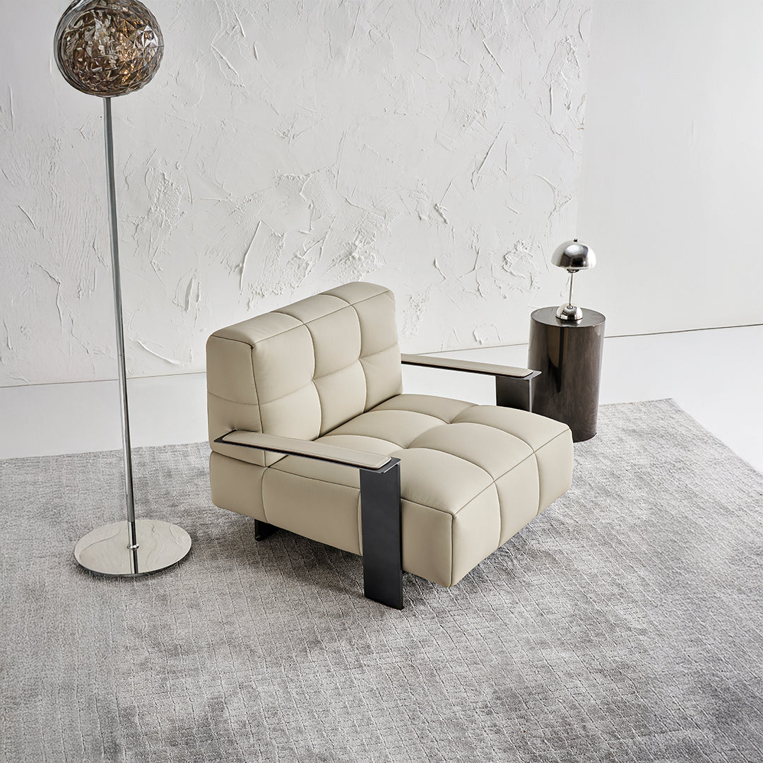 Seraphina Leisure Chair LC090 by BEACON, modern lounge chair with plush upholstery and sleek design for comfortable relaxation.