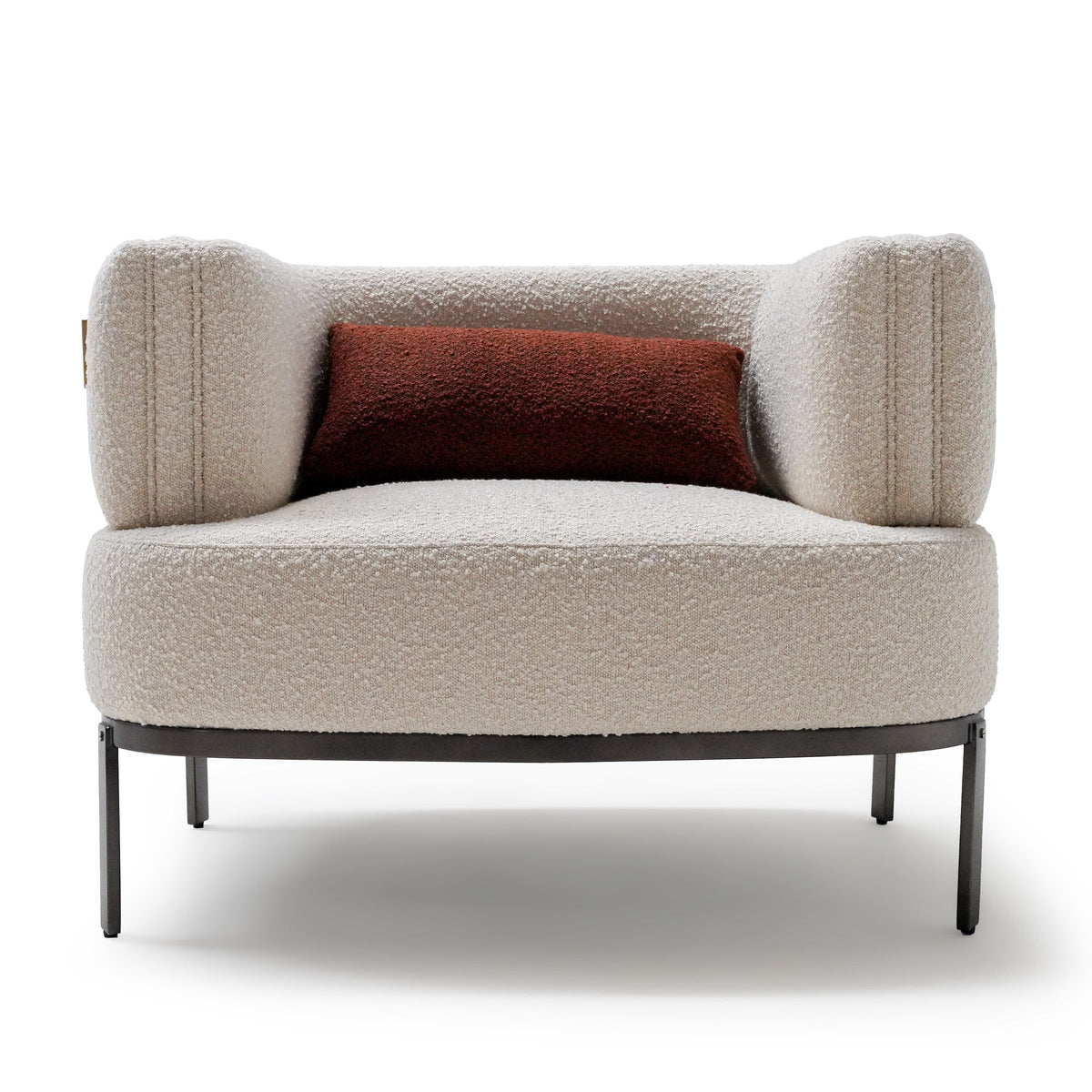 BEACON Teddy Armchair BS162-1 in soft fabric, showcasing plush upholstery and modern design for cozy living spaces.