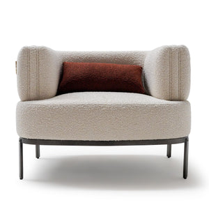 BEACON Teddy Armchair BS162-1 in soft fabric, showcasing plush upholstery and modern design for cozy living spaces.