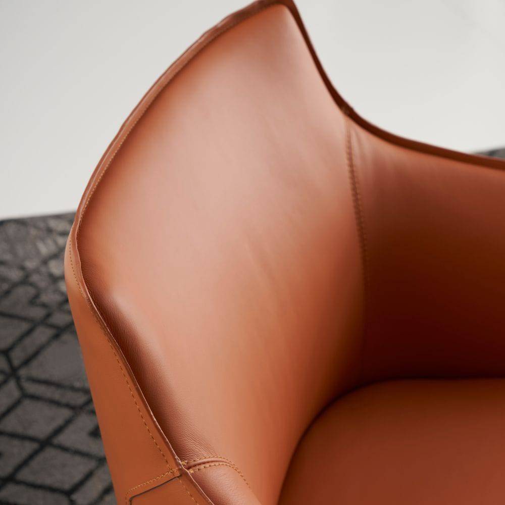 Modern BEACON Titian Lounge Chair LC064-C with sleek design and cushioned seat, perfect for contemporary living spaces.