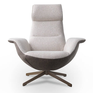 Venezia Swivel Lounge Chair by BEACON with modern design, plush upholstery, and a rotating base for comfortable seating.